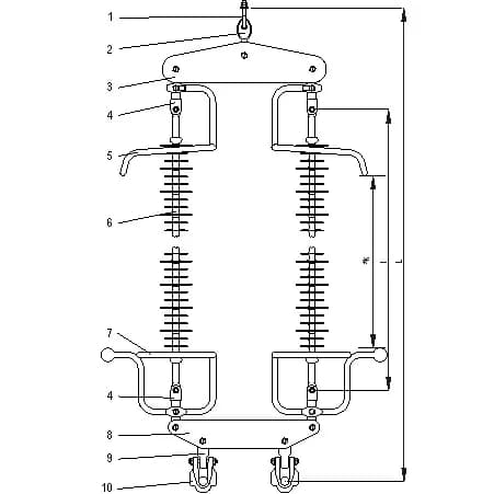 LDS-2 220kV -120kN / 160kN -TT -B