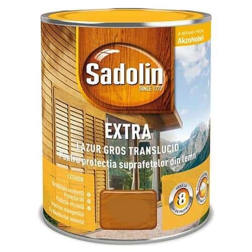 Lac pentru lemn pe baza de solvent Sadolin extra 1L