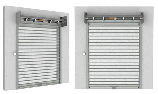 Grilaje metalice cu lamele perforate