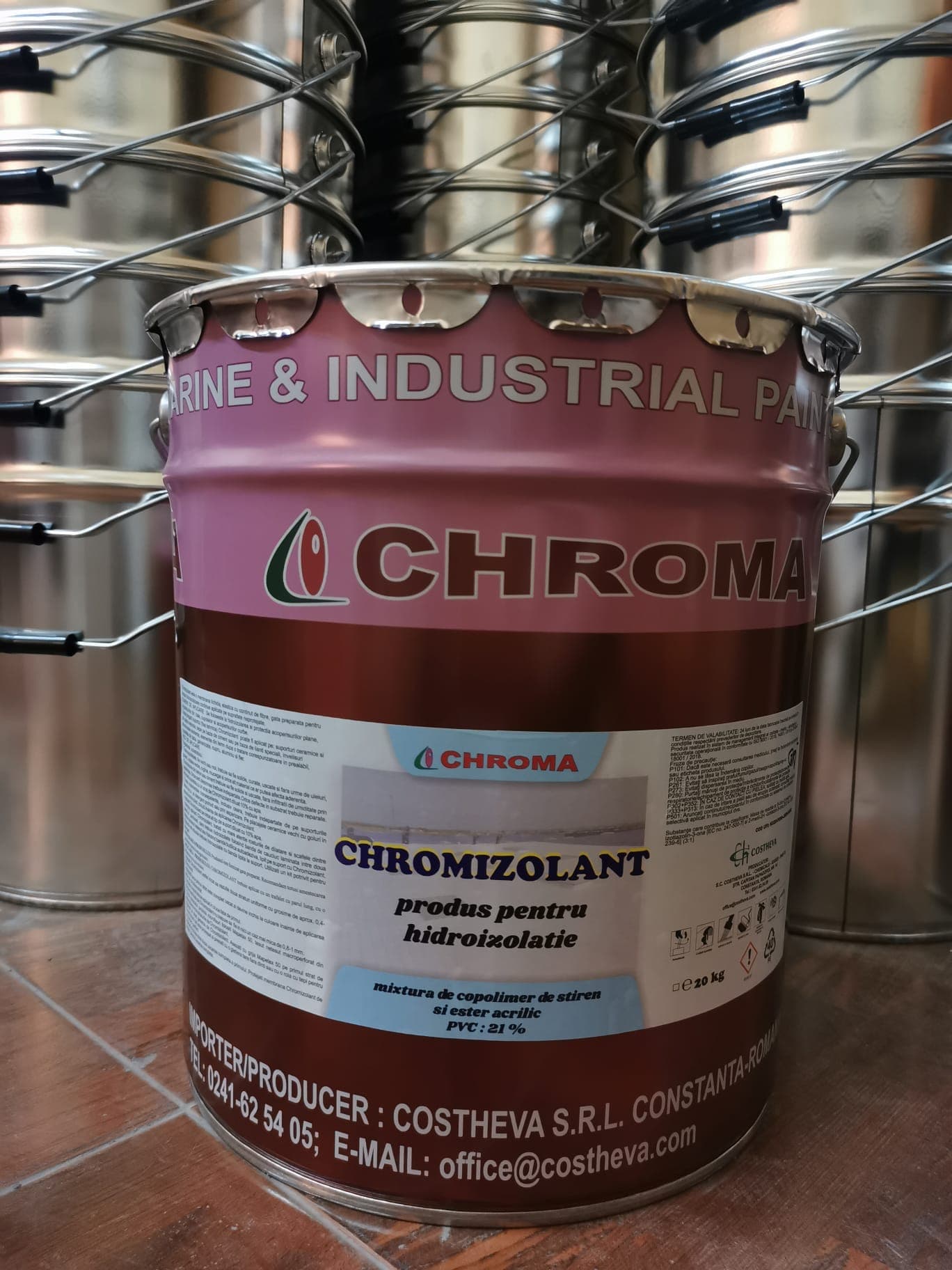 Membrana lichida #REZISTENT Chromeizolant, 20L