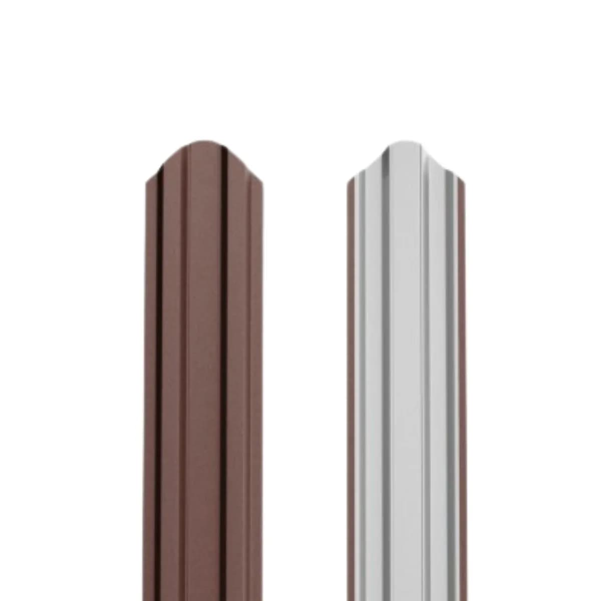 Șipcă Metalică pentru Gard Midara – RAL 8016 – Maro Texturat