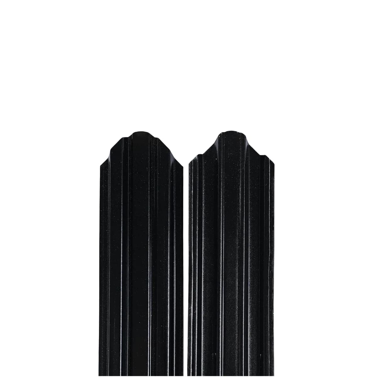 Șipcă Metalică pentru Gard Midara – RAL 9005 – Negru SemiMat Ambele Fețe