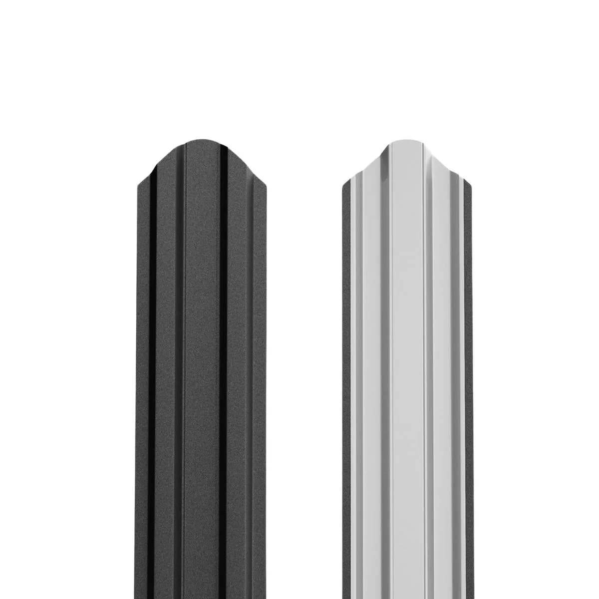 Șipcă Metalică pentru Gard Midara – RAL 9005 – Negru mat