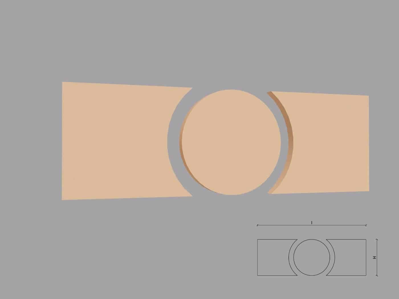 Ornament fatada FPADE01 400X1200mm