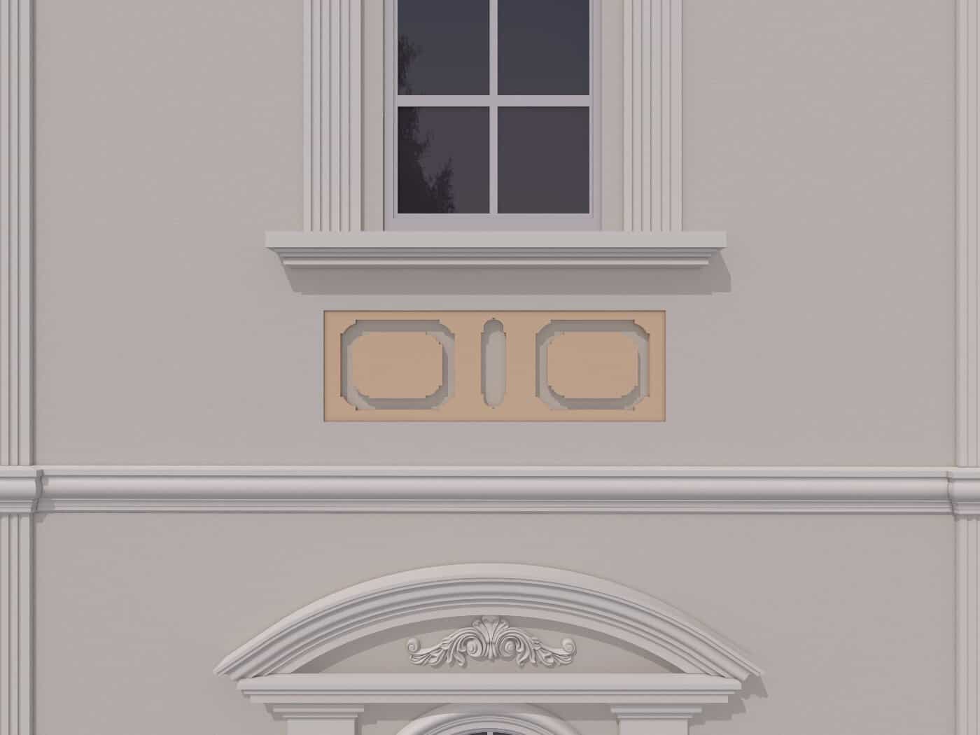 Ornament fatada FPADE02 400x1200mm — imagine 2