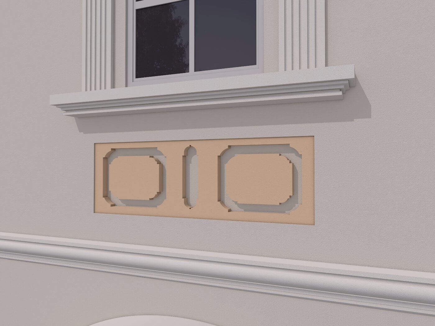 Ornament fatada FPADE02 400x1200mm — imagine 3