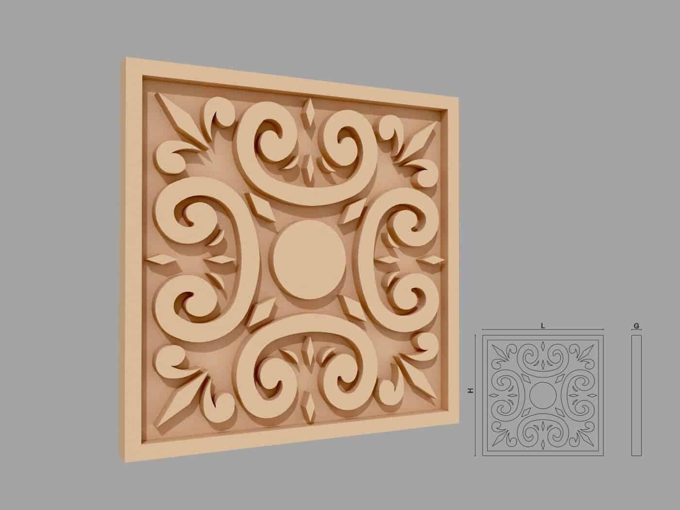 Ornament Fatada FPADE18