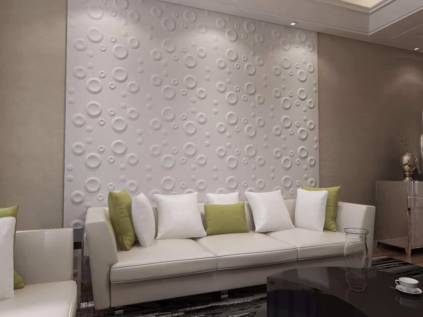 Panou Decorativ 3D din poliuretan model Iris 300X300mm — imagine 3