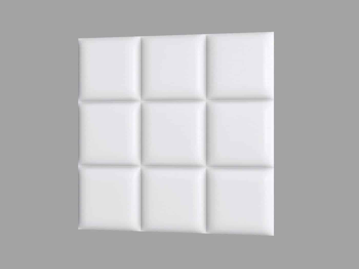 Panou Decorativ 3D din poliuretan model Rubi 600x600mm — imagine 1