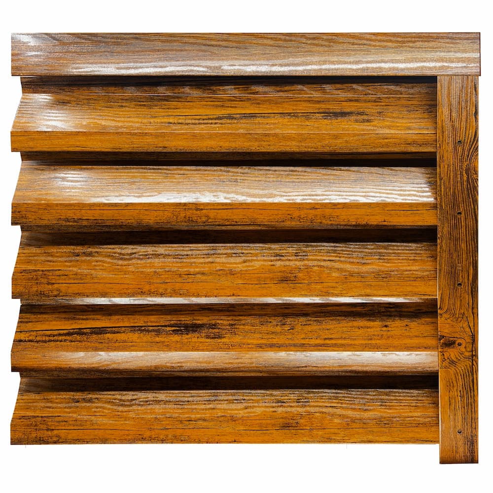 Panou Gard Jaluzele TPS ATLAS Stejar Striat Dublu, 0.50mm