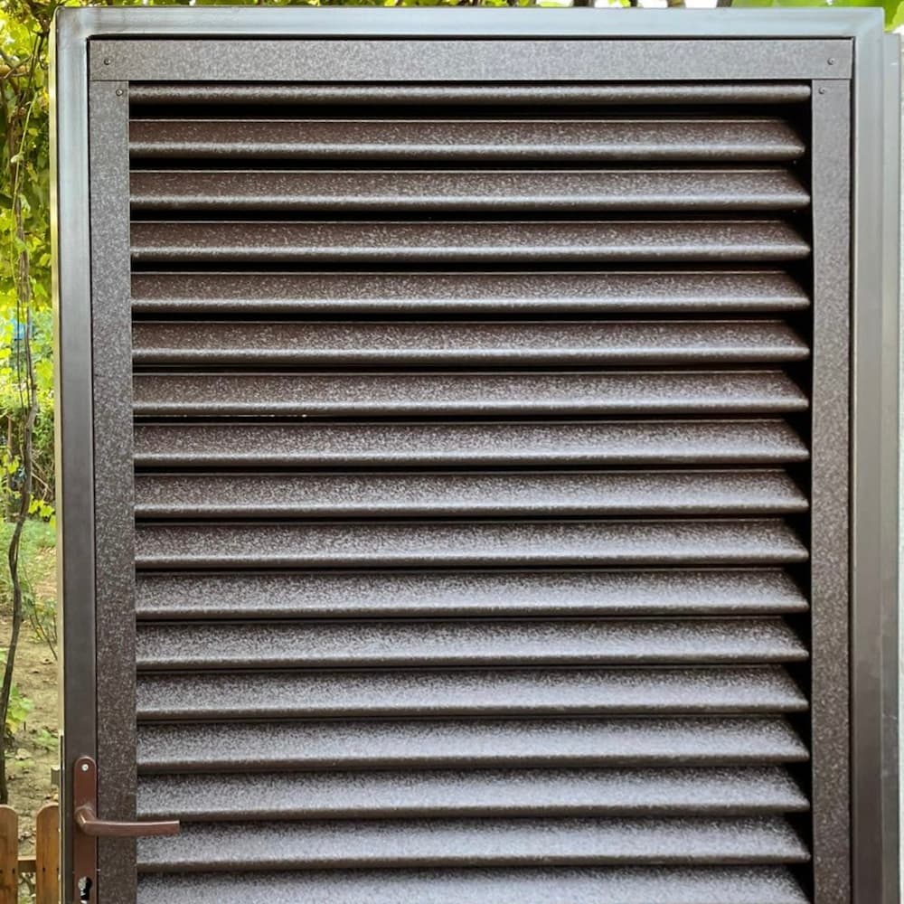 Panou Gard Jaluzele TPS PIRAMIDA Hi-Mat Maro Cedru, 0.50mm — imagine 3