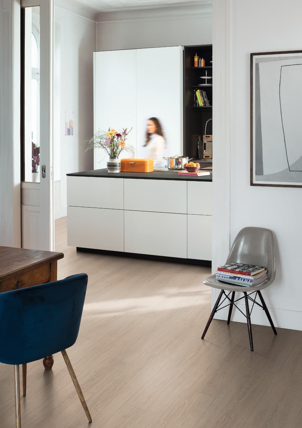 Parchet laminat EGGER EDF186 Stejar Victoria maro deschis 7,5 mm — imagine 1
