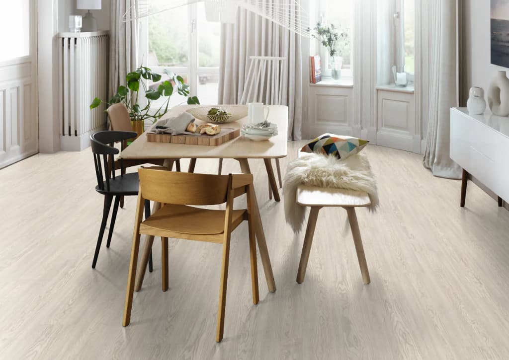 Parchet laminat EGGER EL2062 Soria Eiche weiss 10 mm — imagine 1