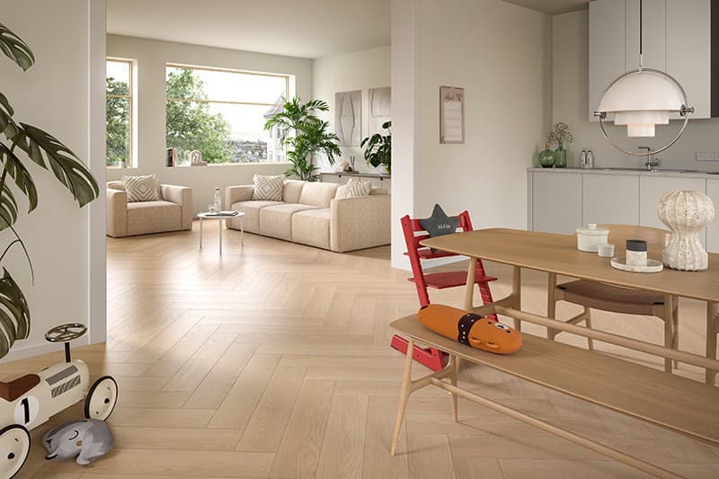 Parchet laminat EGGER EL2133HB Baronia Eiche sand 8 mm — imagine 1