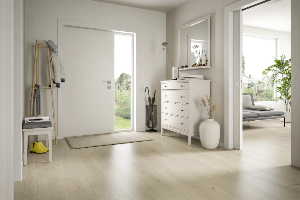 Parchet laminat EGGER EL2195 Seefeld Eiche creme 10 mm — imagine 1