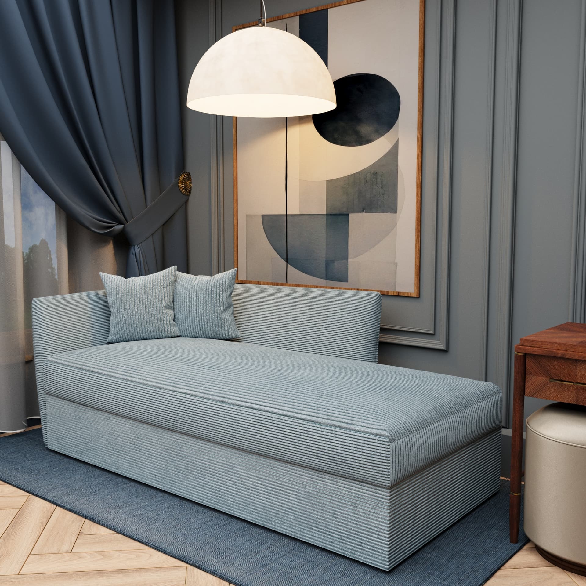 Pat SYO 1 pers Z14 Albastru Azur dr — imagine 4