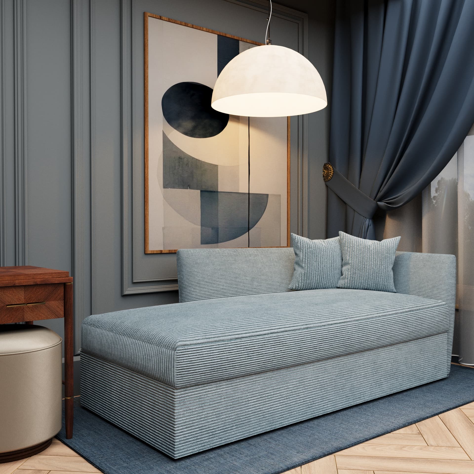 Pat SYO 1 pers Z14 Albastru Azur stg — imagine 4