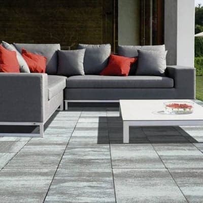 Pavaj Asti combi grafit nuantat 7 cm — imagine 1