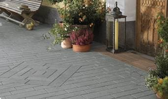 Pavaj Asti combi grafit nuantat 7 cm — imagine 2