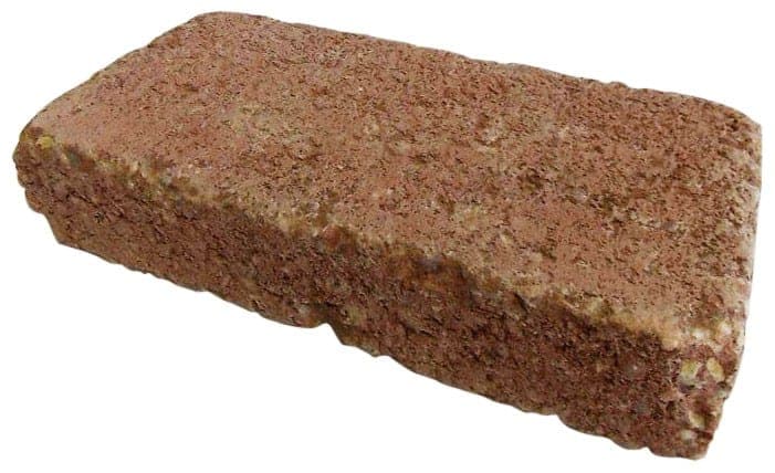 Pavaj economic antichizat 10x20x4 cm, roșu — imagine 1