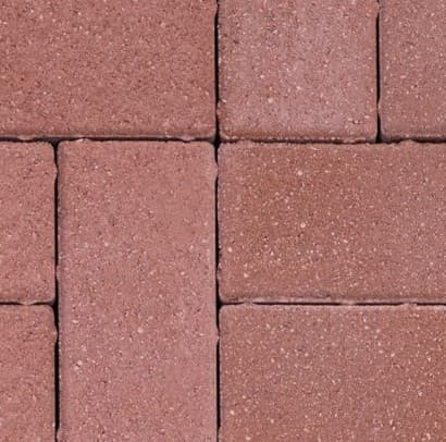 Pavaj Nardo, 4 cm, roșu — imagine 1
