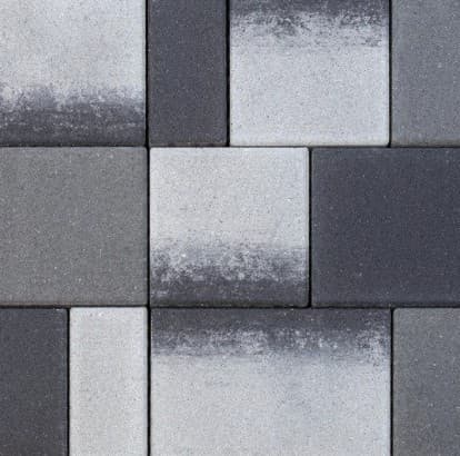 Pavaj Rettango combi, 5 cm, alb polar