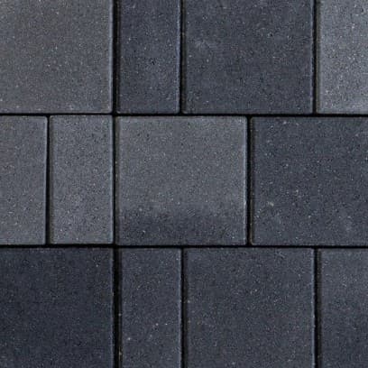 Pavaj Rettango combi, 8 cm, gri închis — imagine 1