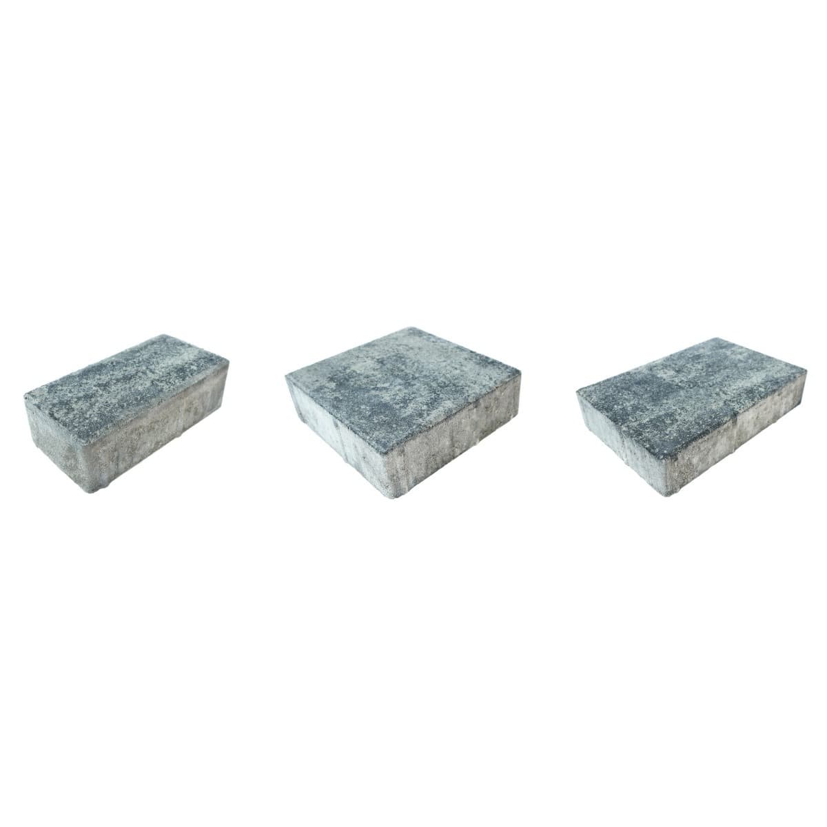 Pavaj rezidential Symmetrica, Kombi, mix de 3 elemente, alb-antracit, 40 mm