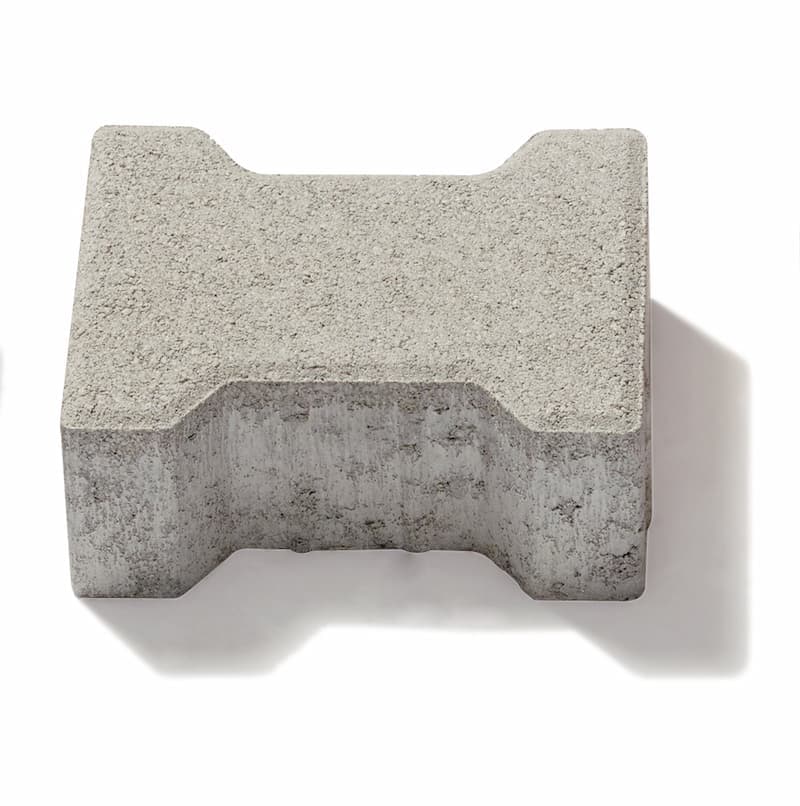 Pavaj Symmetrica Dublu T gri, 8 cm — imagine 1