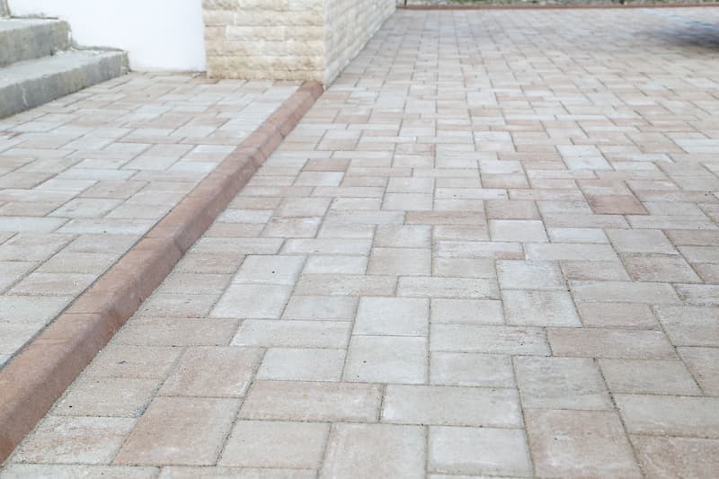 Pavaj Symmetrica Select Travia Mix Color alb-portocaliu, 6 cm