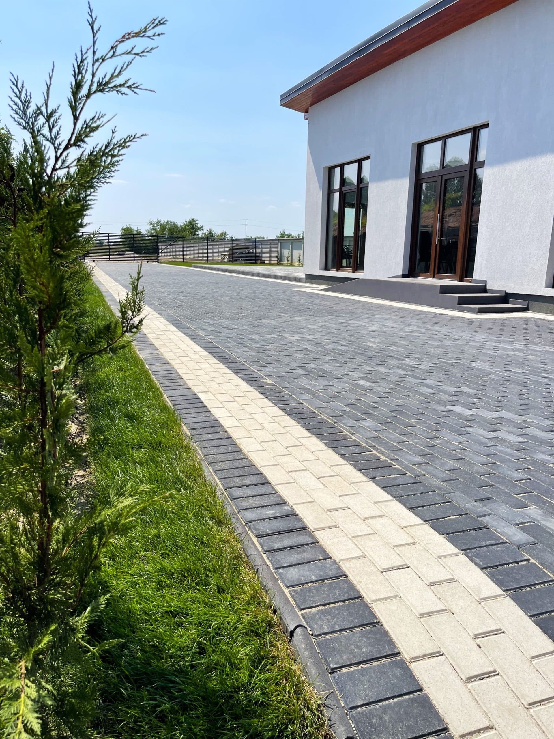 Pavaj WISE Parket 40 mm alb — imagine 3