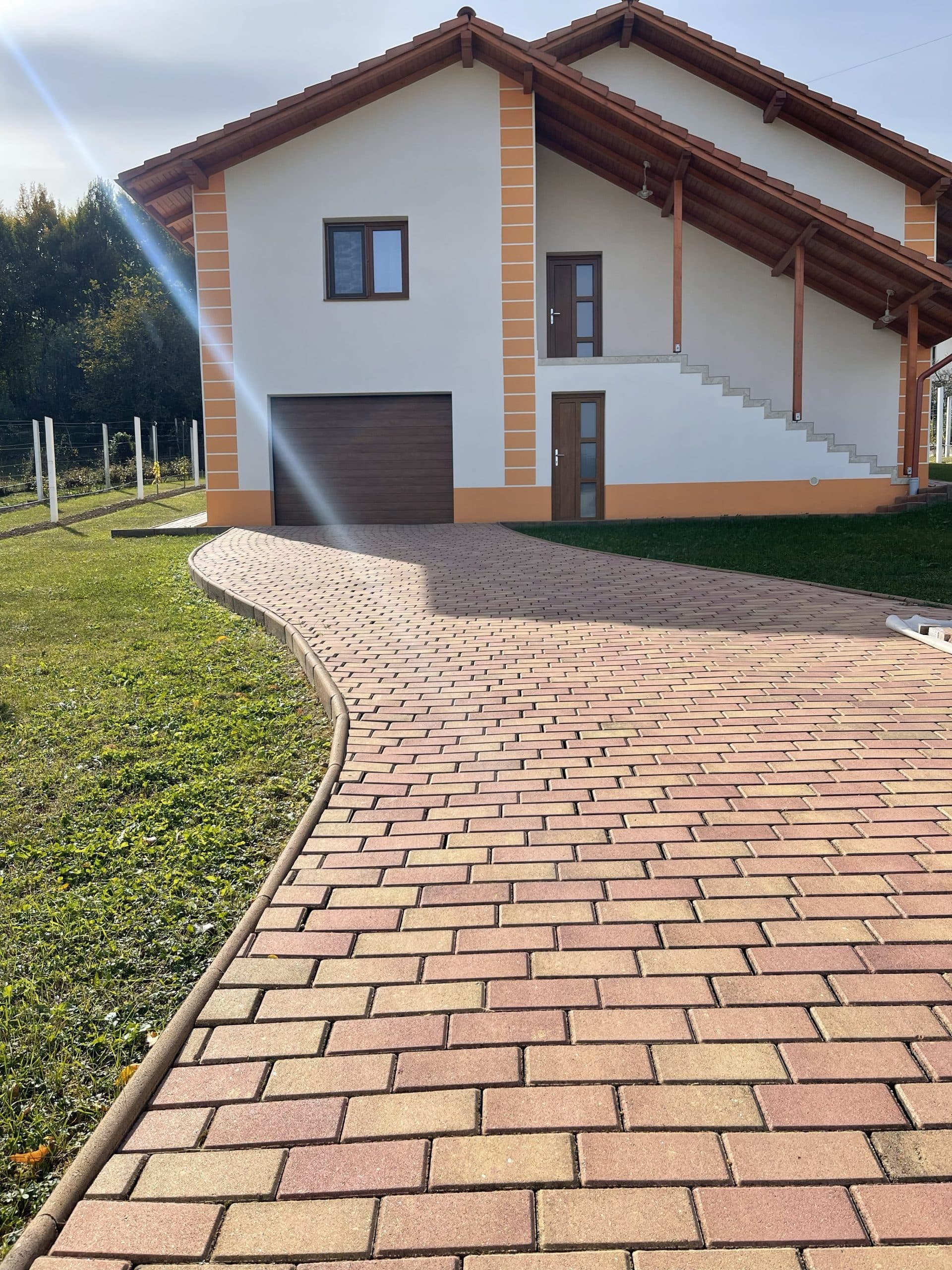 Pavaj WISE Parket 40 mm mix roșu — imagine 2