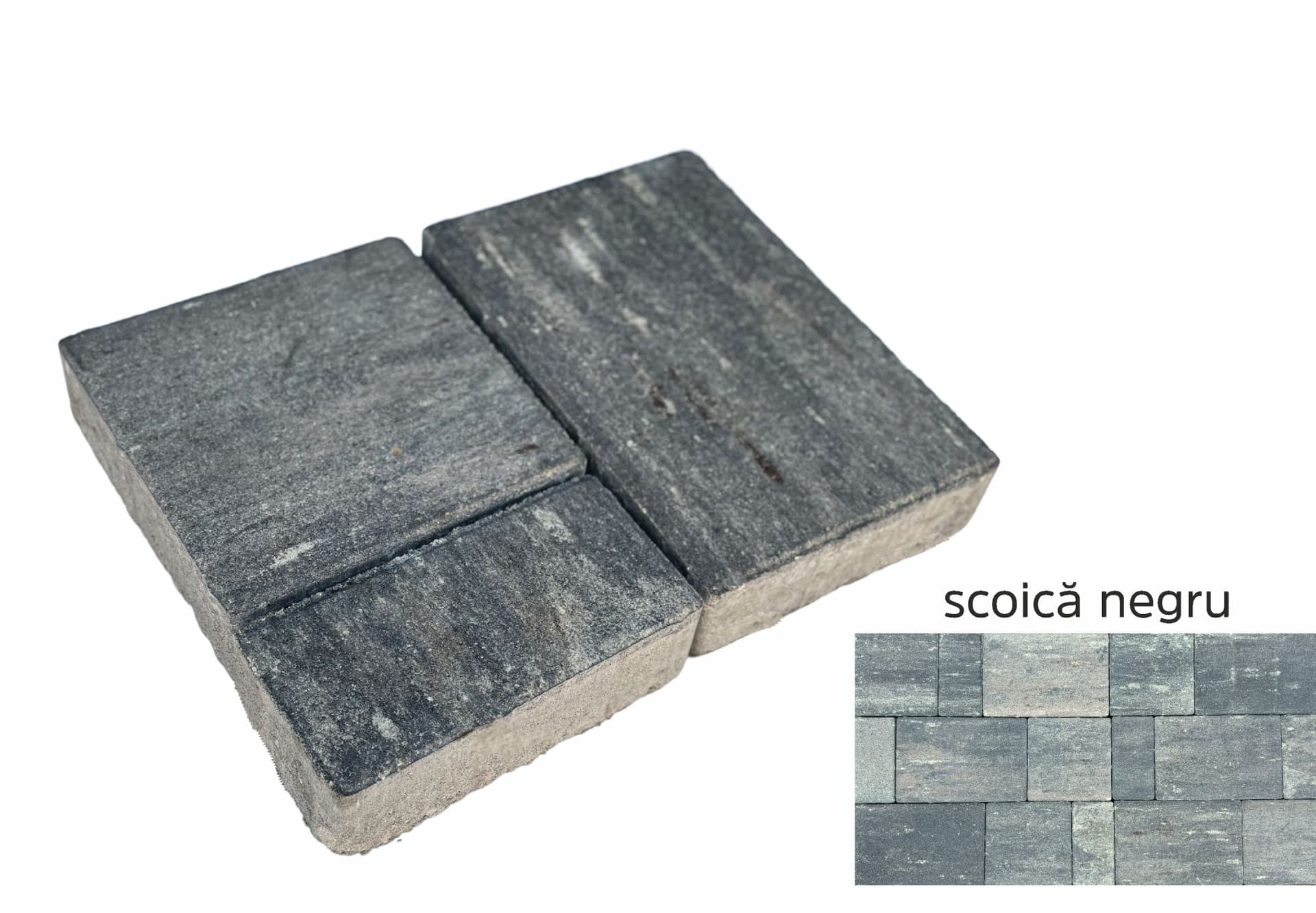 Pavaj WISE Tetra Combi 60 mm scoica negru — imagine 2