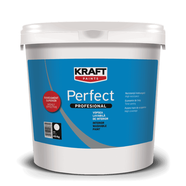 Perfect Vopsea lavabilă pentru interior Kraft 15L + amorsa Kraft 3L