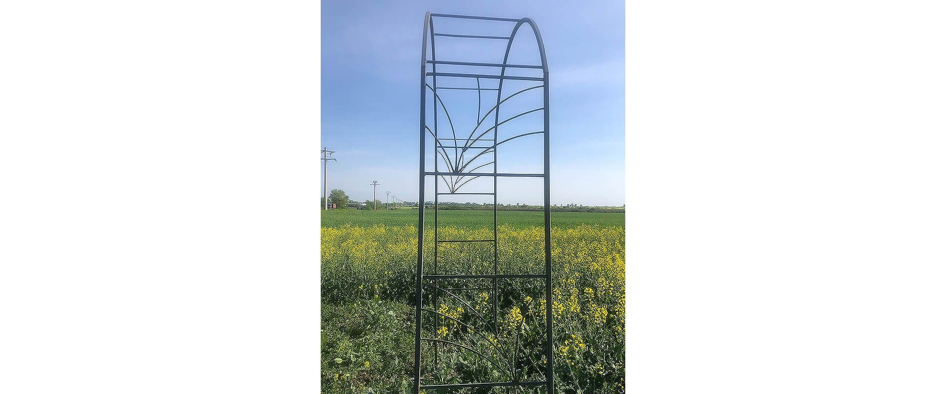 Pergola Garden Arch Rose Fast Metal — imagine 3
