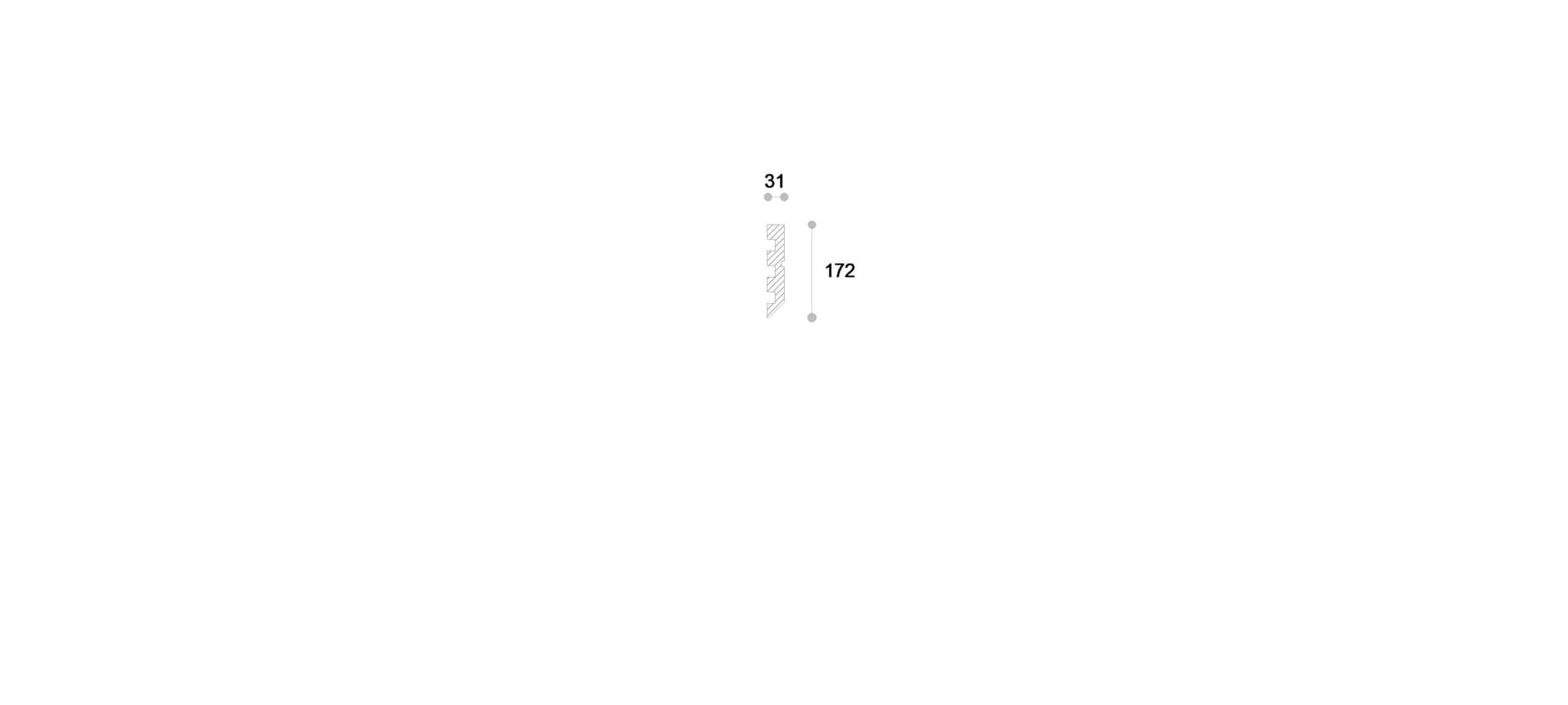 Pilastru coloana decorativa #REZISTENT ADP29 172X31X2000 — imagine 2