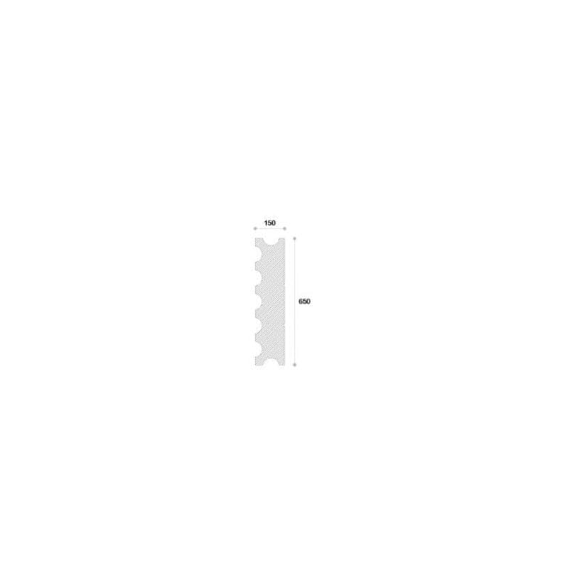 Pilastru coloana decorativa #REZISTENT ADP36 650X150X2000 — imagine 2