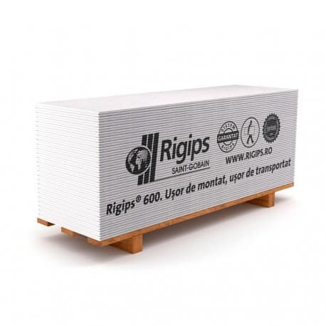 Placa gips carton tip A Rigips RB 12.5 x 1200 x 2600 mm — imagine 2