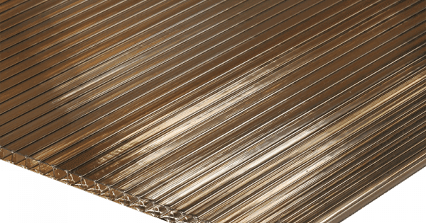 Placa policarbonat celular bronz Tucarb, 8 mm