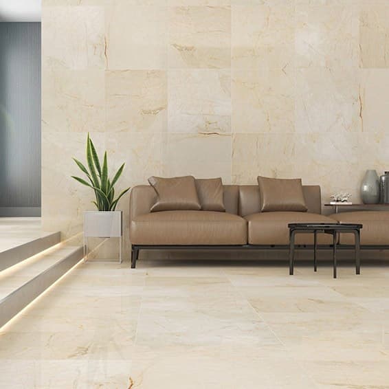 Placi Marmura Crema Lustruit 30.5 x 45.7 x 1.3 cm