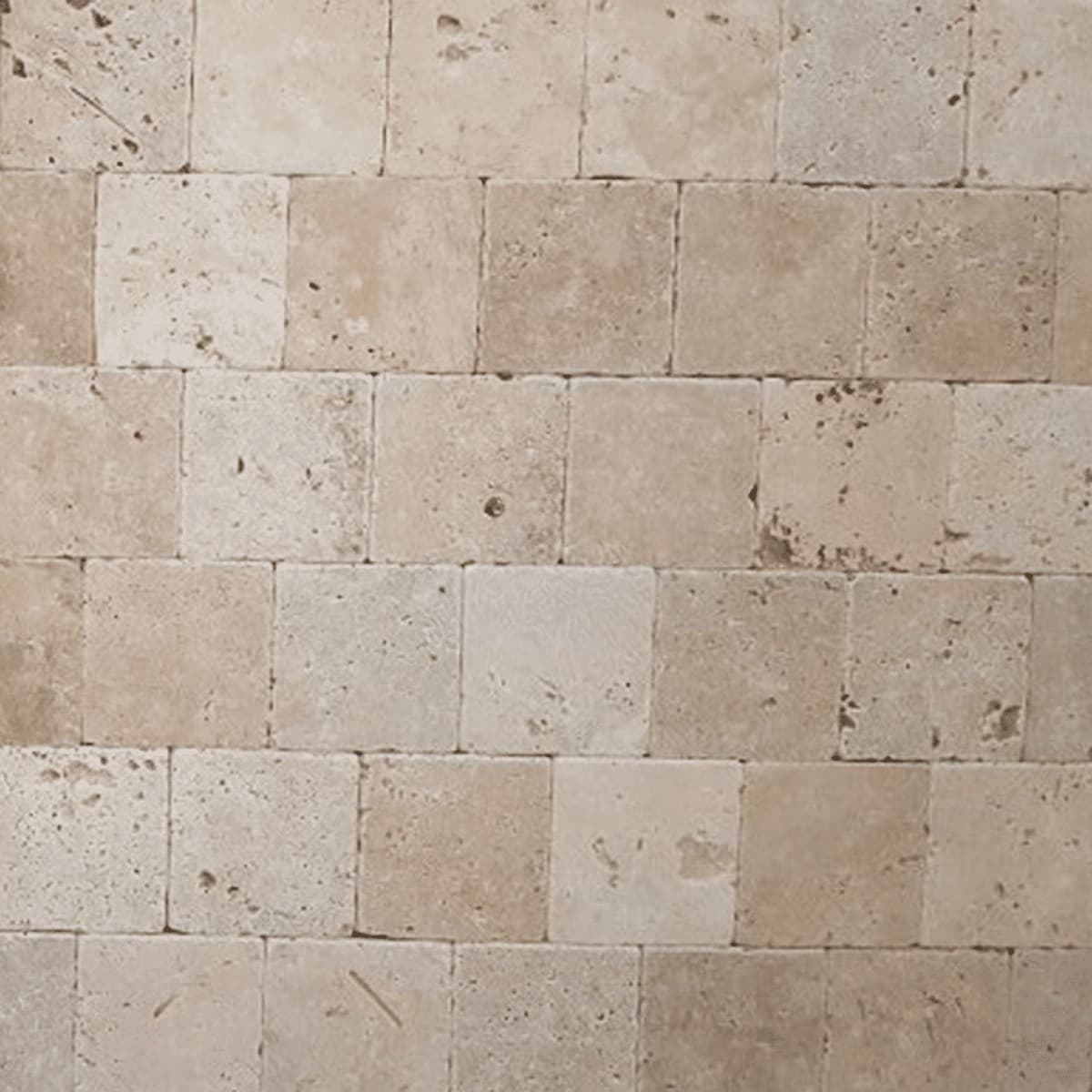 Placi Travertin Classic Antichizat 10 x 10 x 1 cm