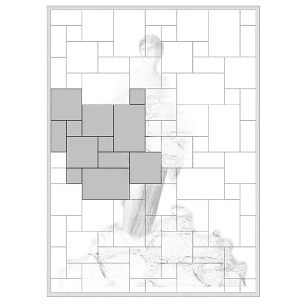 Placi Travertin Classic Antichizat Mini Set x 1 cm — imagine 2