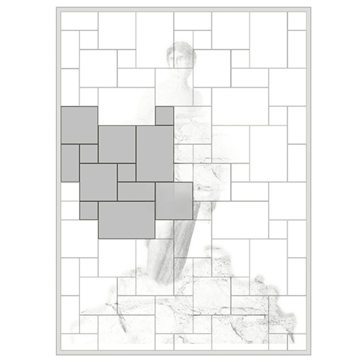 Placi Travertin Classic Antichizat Pattern Set x 1.2 cm — imagine 2