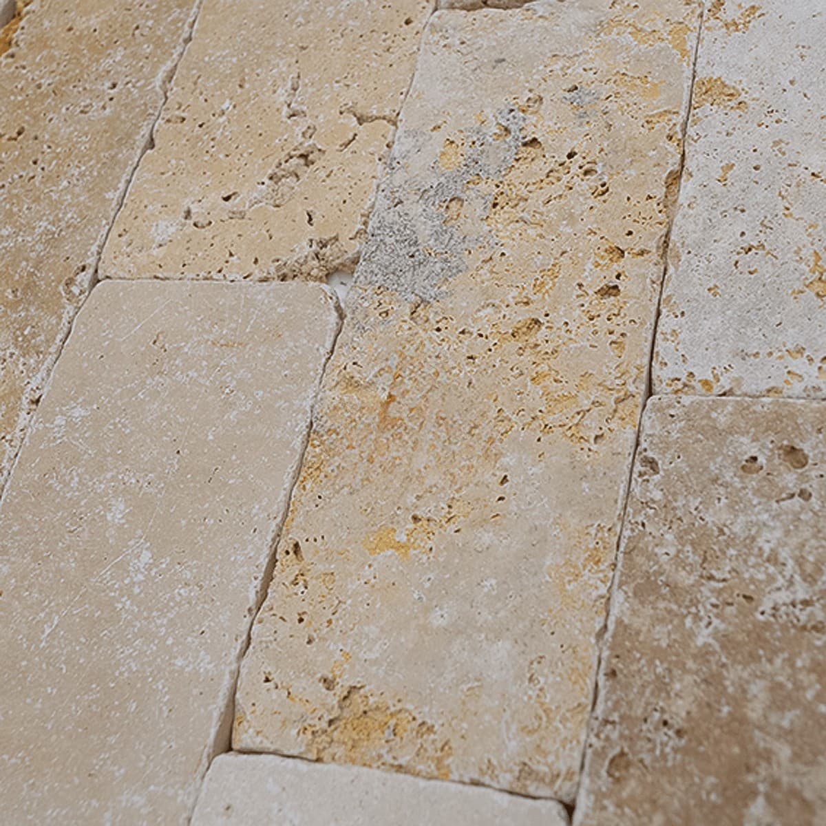 Placi Travertin Classic Rustic Antichizat 7.5 x 20.3 x 1 cm — imagine 3