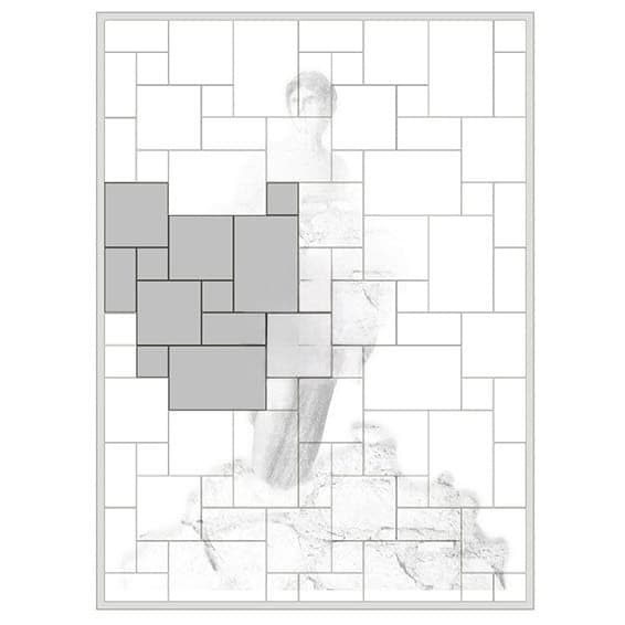 Placi Travertin Nocino Periat Pattern Set x 1.2 cm — imagine 3