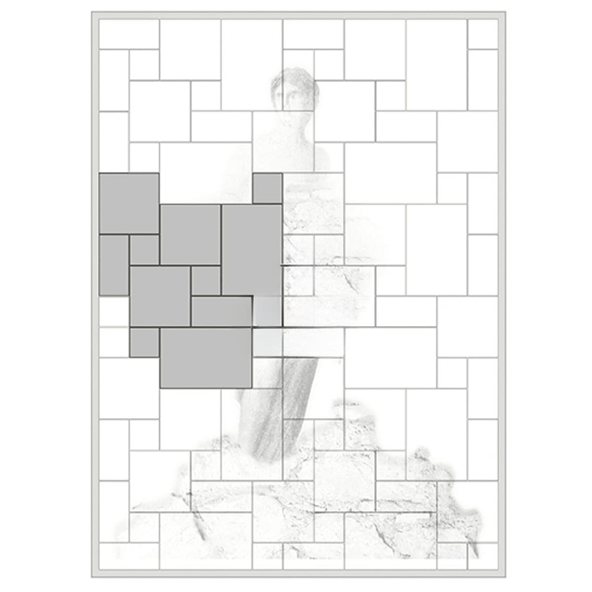 Placi Travertin Peach Blend Antichizat Pattern Set x 1.2 cm — imagine 2
