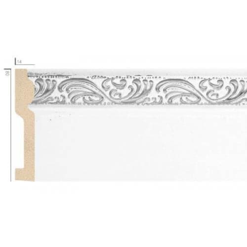 Plinta cu model floral AB-9956 80X14X2400