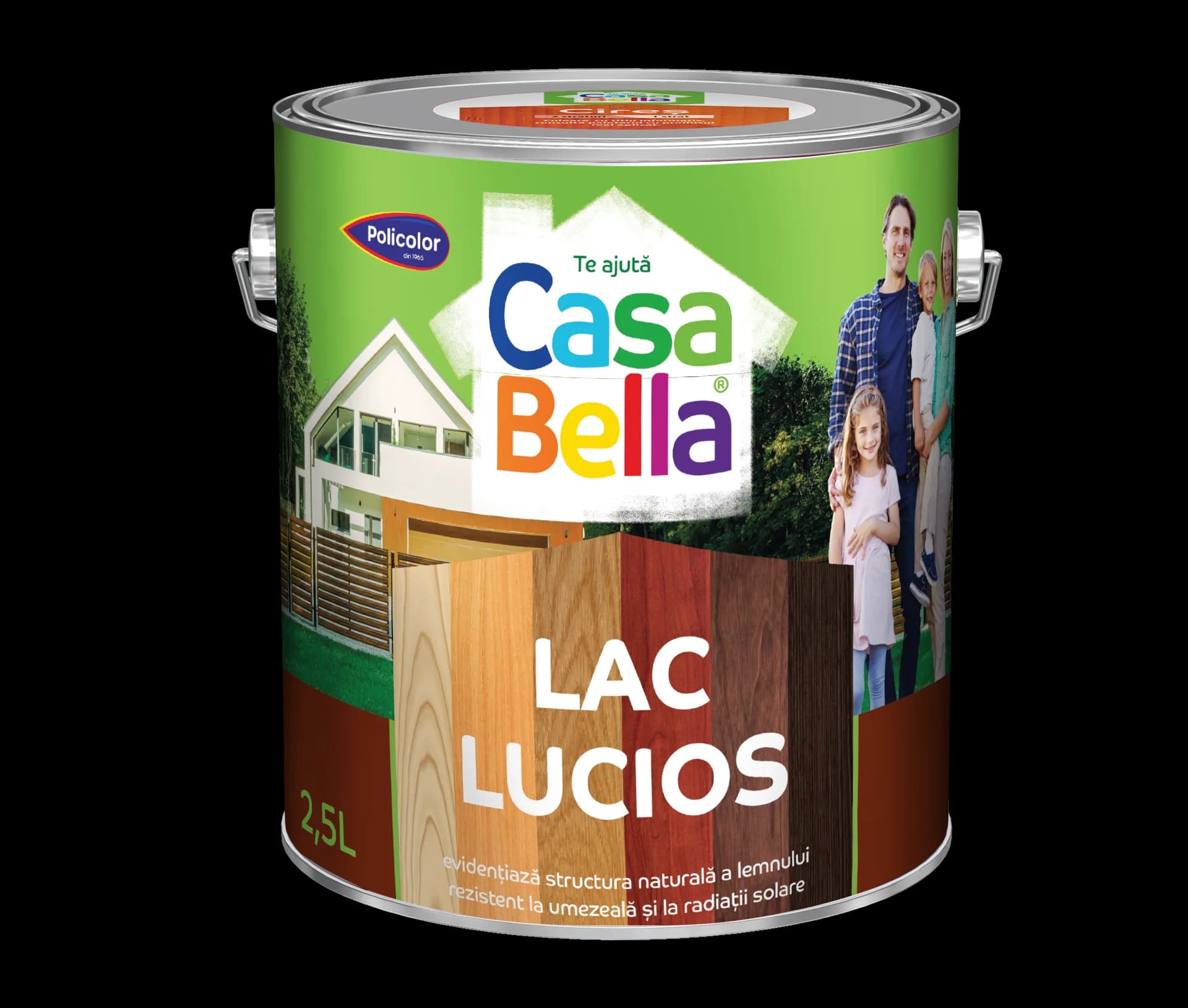 CasaBella lac lucios 2 în 1 pentru garduri și cabane