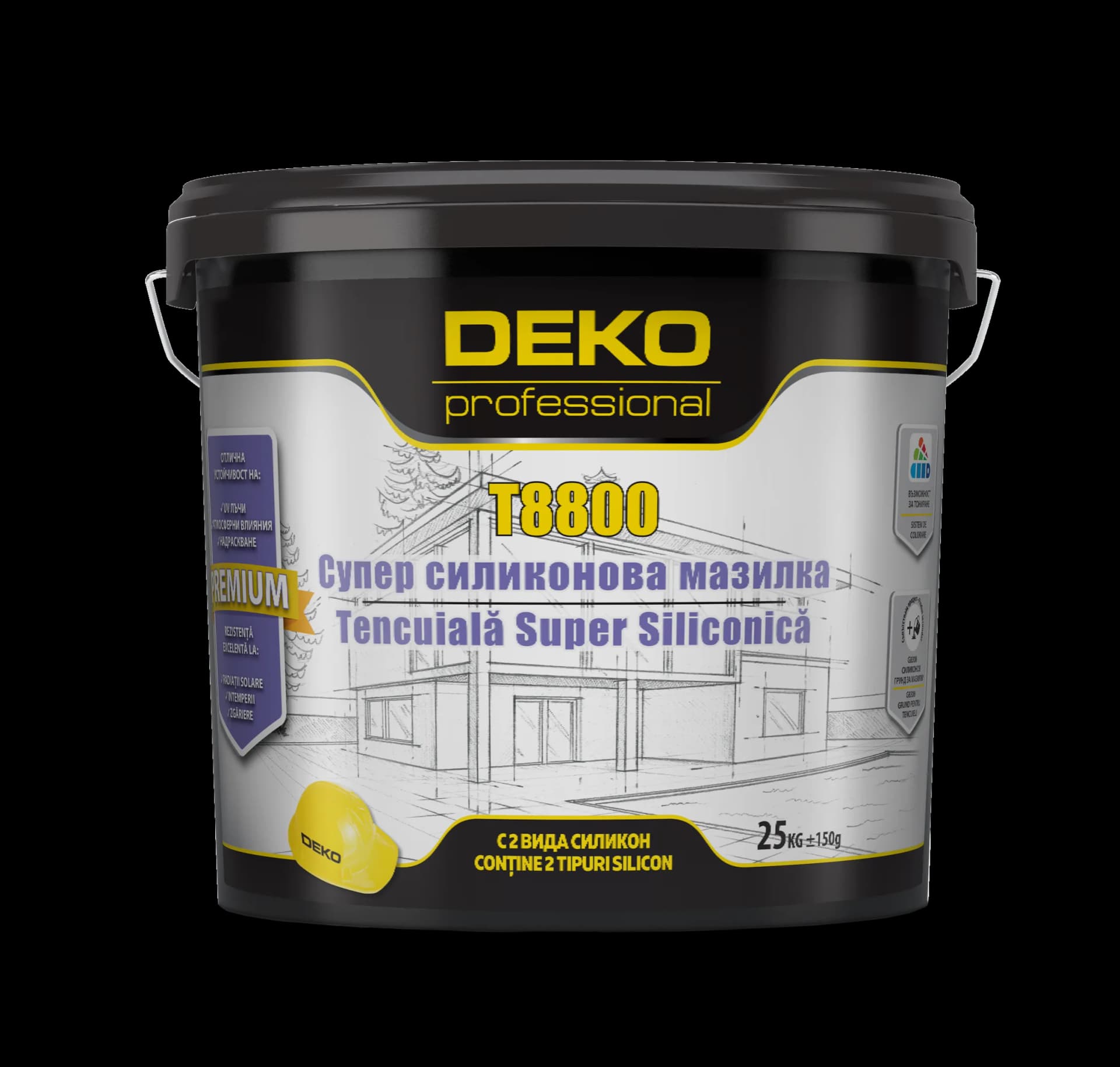 DEKO T8800 tencuială super siliconică