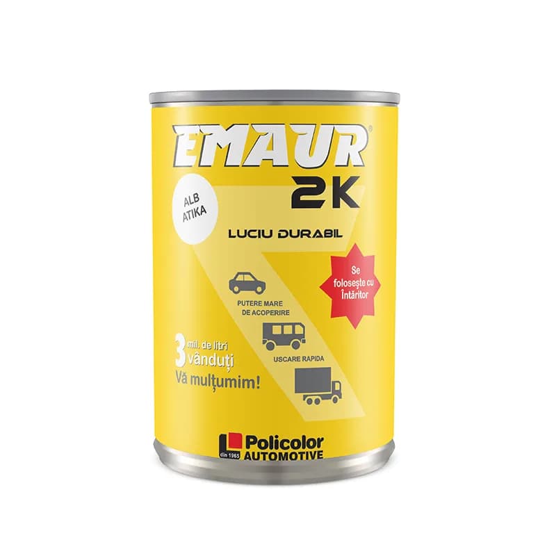 EMAUR 2K vopsea auto nemetalizată pentru caroserie
